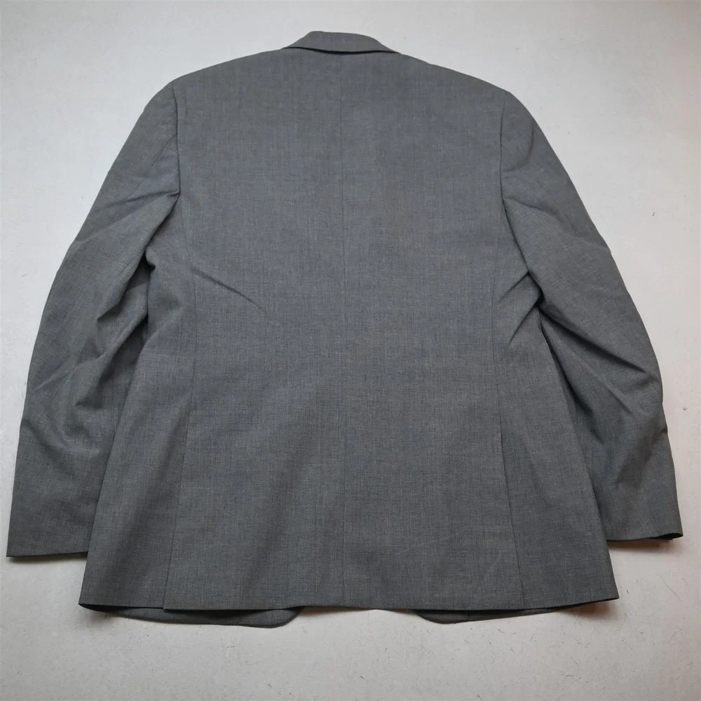 Bar III 42R 36x34 Gray Stretch Wool Slim Fit Mens Jacket Pants Suit